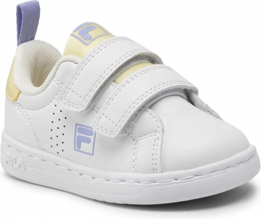 Fila Crosscourt 2 Nt Velcro Wit Transparant Geel Kids