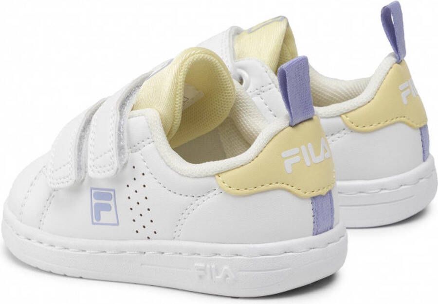 Fila Crosscourt 2 Nt Velcro Wit Transparant Geel Kids