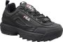 Fila Disruptor Low Wmn 1010302.12V Dames Sneaker Sportschoenen Schoenen Zwart - Thumbnail 7