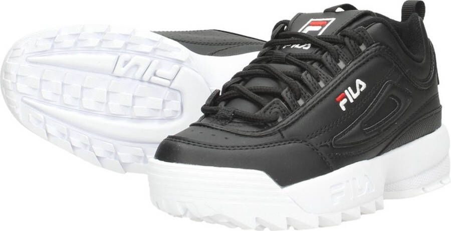 Fila Disruptor sneakers zwart Imitatieleer Dames