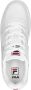 Fila Witte Lage Top Sneaker Leren Rubberen Zool White Heren - Thumbnail 5