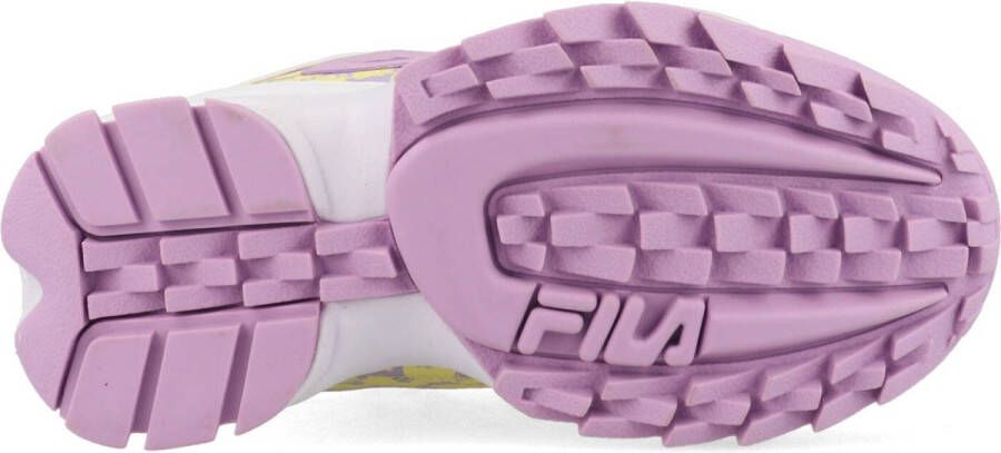 Fila Kids Disruptor FFK0115.43107 Wit Paars Geel