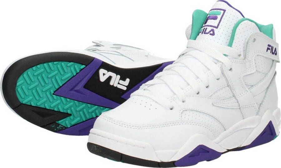Fila Witte veterschoenen met contrasterende accenten White Dames - Foto 8