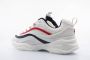 Fila Ray Low Sneakers Dames White Navy Red - Thumbnail 14