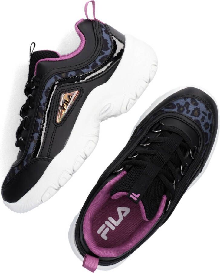 Fila Strada A Low Kids Lage sneakers Meisjes Zwart