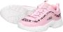 Fila Strada A sneakers dierenprint roze zwart - Thumbnail 9