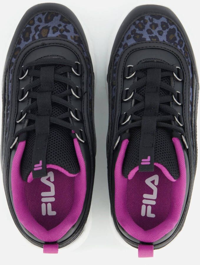 Fila Strada a Low Sneakers Zwart Imitatieleer Dames
