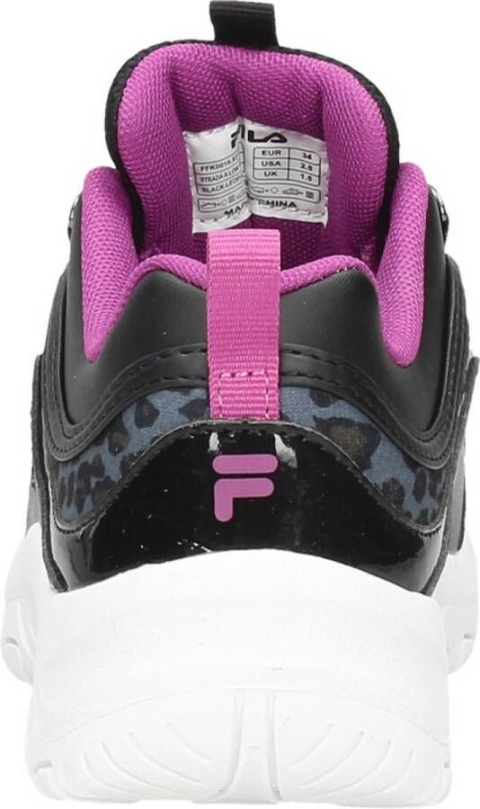 Fila Strada a Low Sneakers Zwart Imitatieleer Dames