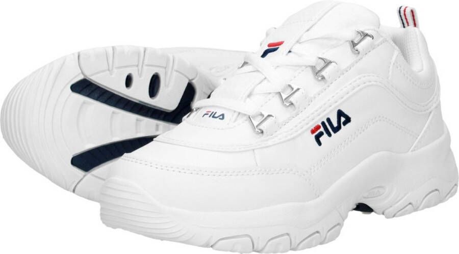 Fila Strada Low sneakers wit Meisjes Imitatieleer Meerkleurig 34 - Foto 7