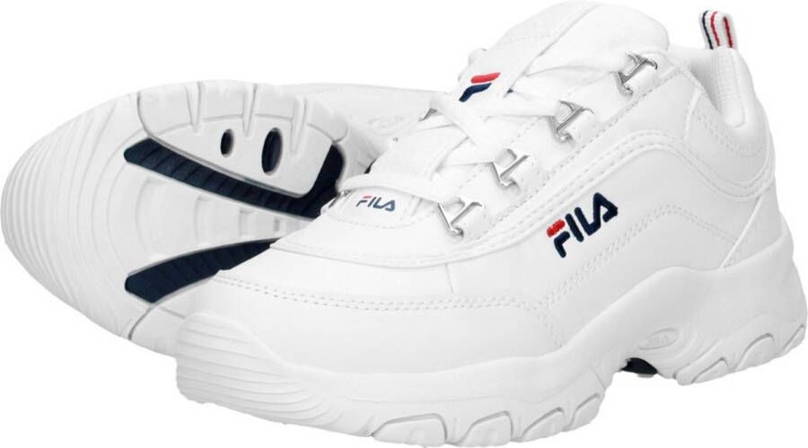 Fila Strada Low Kids Sneakers Laag wit