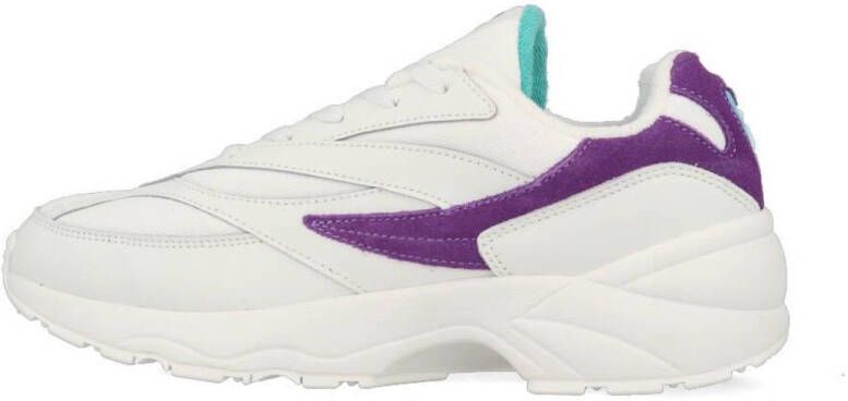 Fila Venom Low Heren Sneakers White Violet Tulip Blue Curacao