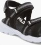 Fila Zwarte sandaal klittenband - Thumbnail 5