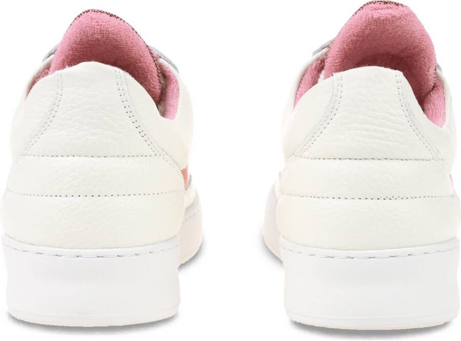 Filling Pieces Low Top Ripple Game Wit Roze Dames