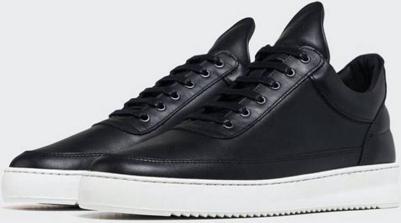 Filling Pieces Low Top Ripple Nappa Black Heren Sneakers