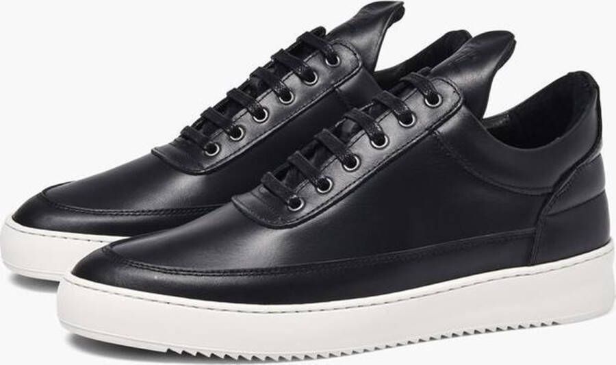 Filling Pieces Low Top Ripple Nappa Black Heren Sneakers