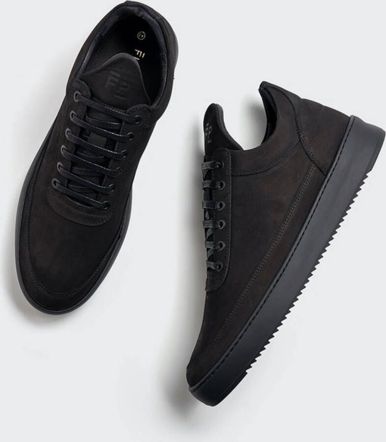 Filling Pieces Low Top Ripple Tonal Black Heren Sneaker