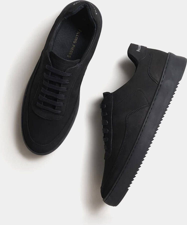 Filling Pieces Mondo Rip Tonal Sneakers Suède Heren Zwart