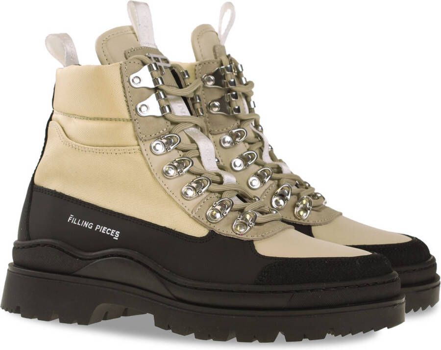 Filling Pieces Mountain Boot Mix Zwart Beige Dames