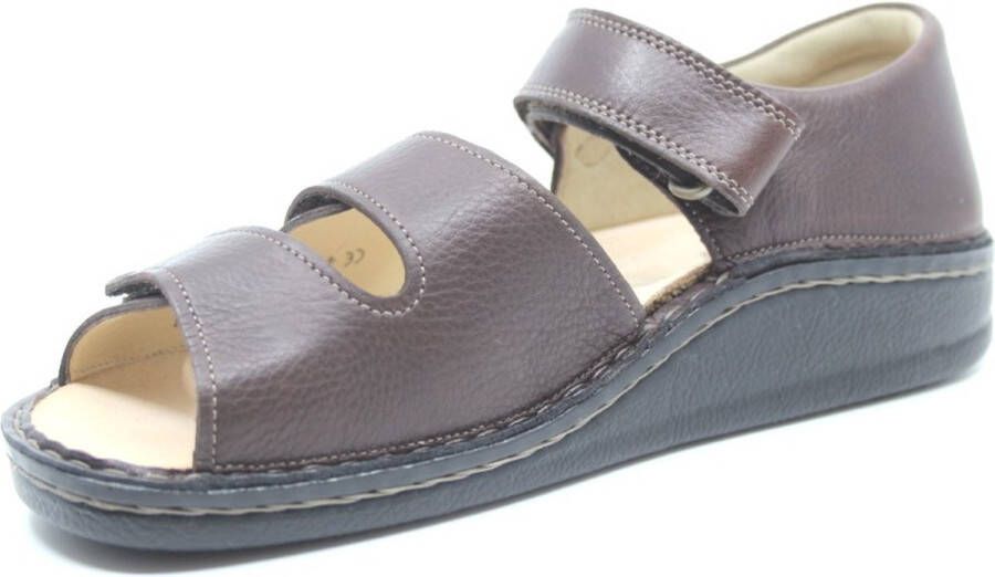 FinnComfort Finn Comfort BALTRUM 01518-676130 Bruine heren sandalen met gesloten hiel