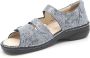 FinnComfort Finn Comfort BIELLA 82623-732241 Blauw combi dames sandaal met dichte hiel - Thumbnail 3