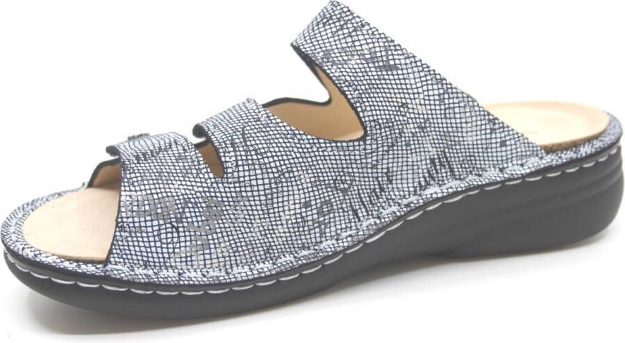 Finn comfort GRENADA 02640-732241 Blauw combi kleurige dames slippers
