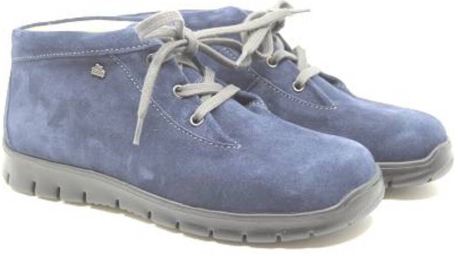 FinnComfort Finn Comfort LEON 02854-427210 Jeansblauw lichtgewicht dames veterboot - Foto 5