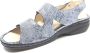 FinnComfort Finn Comfort MILOS 02560-732241 Blauw combi kleurige dames sandalen - Thumbnail 4