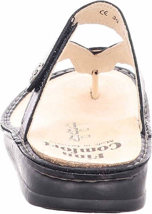 FinnComfort Alexandria S zwarte teenslipper - Foto 8