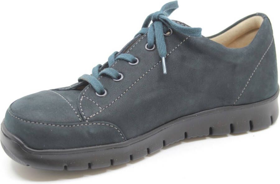 FinnComfort Finn Comfort SWANSEA 02860-751409 Petrol lichtgewicht dames veterschoenen
