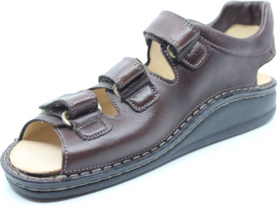 Finn comfort TUNIS 01511-676130 Bruine heren sandalen wijdte H