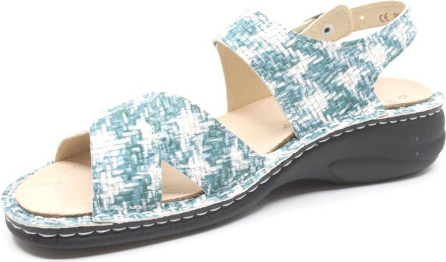 FinnComfort Linosa aqua combi dames sandaal