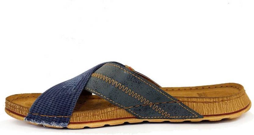 Fischer Kruisband heren slipper & muil 0801 Blauw - Foto 5