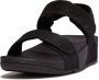FitFlop Lulu Adjustable Shimmerlux B-st Sandalen Zwart Vrouw - Thumbnail 3