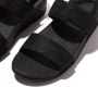 FitFlop Lulu Adjustable Shimmerlux B-st Sandalen Zwart Vrouw - Thumbnail 7