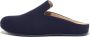 Fitflop™ FitFlop Chrissie II Haus Felt Pantoffels Sloffen BLAUW - Thumbnail 4