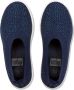 FitFlop Crystal Uberknit instappers blauw Textiel - Thumbnail 3