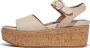 FitFlop Eloise Cork-Wrap Leather Back-Strap Wedge Sandals BEIGE - Thumbnail 3