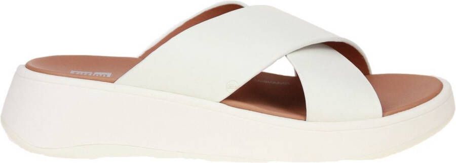 FitFlop F-mode Cross Sandalen Beige Vrouw