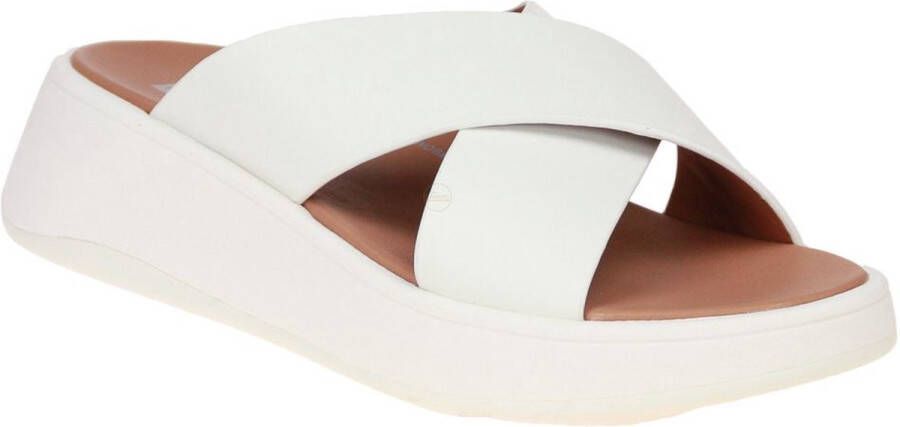 FitFlop F-mode Cross Sandalen Beige Vrouw