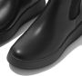 FitFlop F-Mode Leather Flatform Chelsea Boots ZWART - Thumbnail 3