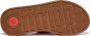 FitFlop Teenslippers F-MODE LEATHER FLATFORM CROSS SLIDES Light Tan - Thumbnail 4