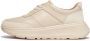 FitFlop F-Mode Leather Suede Flatform Sneakers BEIGE - Thumbnail 3