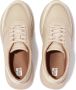 FitFlop F-Mode Leather Suede Flatform Sneakers BEIGE - Thumbnail 4