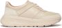 FitFlop F-Mode Leather Suede Flatform Sneakers BEIGE - Thumbnail 6