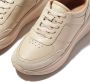 FitFlop F-Mode Leather Suede Flatform Sneakers BEIGE - Thumbnail 7
