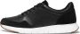 FitFlop F-Mode Leather Suede Flatform Sneakers ZWART - Thumbnail 4