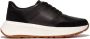 FitFlop F-Mode Leather Suede Flatform Sneakers ZWART - Thumbnail 8