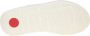 FitFlop F-Mode Leather Flatform Cross Slides BEIGE - Thumbnail 4