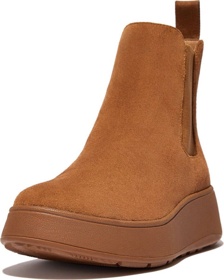 FitFlop F-Mode Suede Flatform Chelsea Boots BRUIN