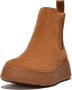 FitFlop F-Mode Suede Flatform Chelsea Boots BRUIN - Thumbnail 9